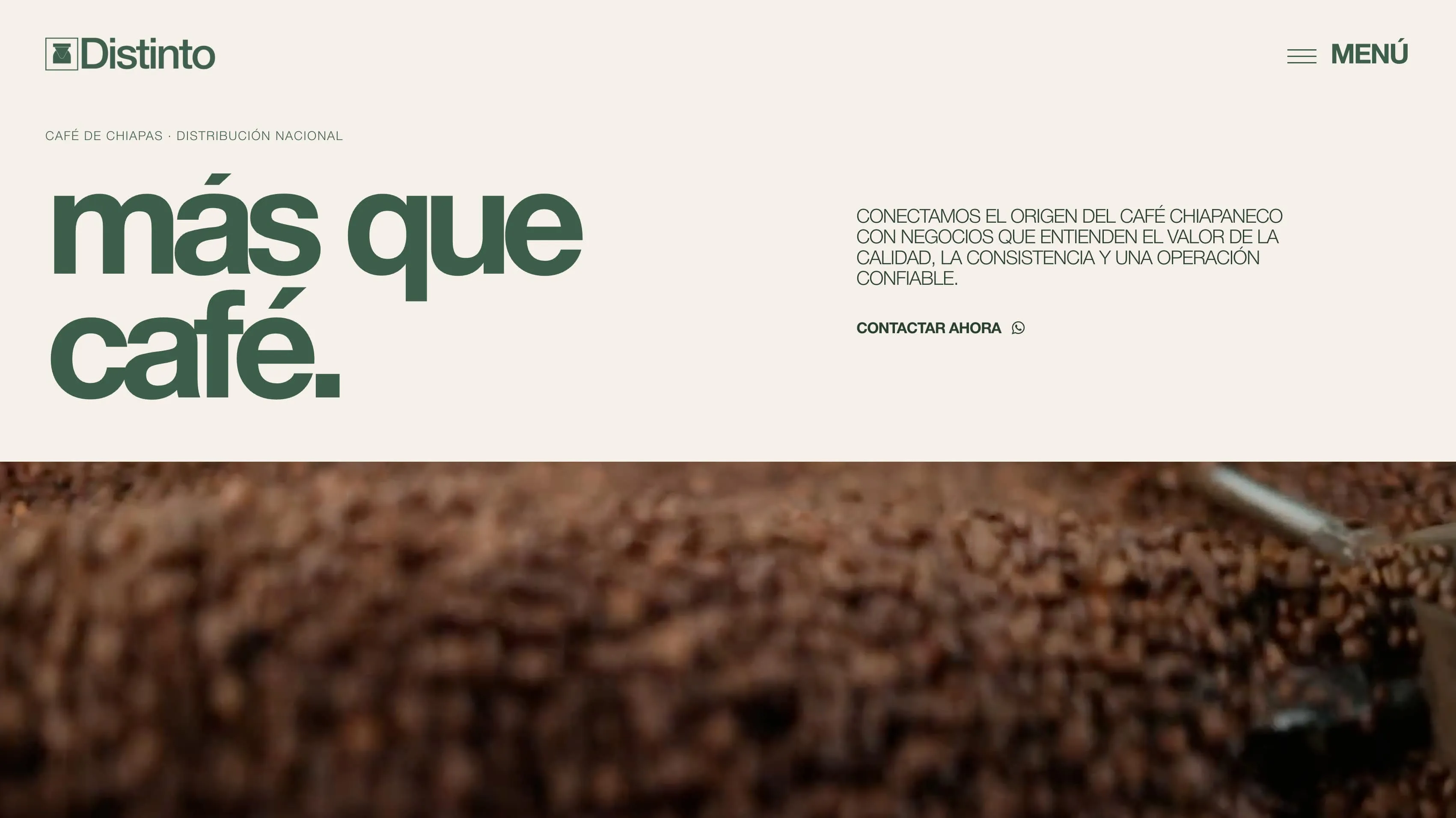 Cover for Distinto Café