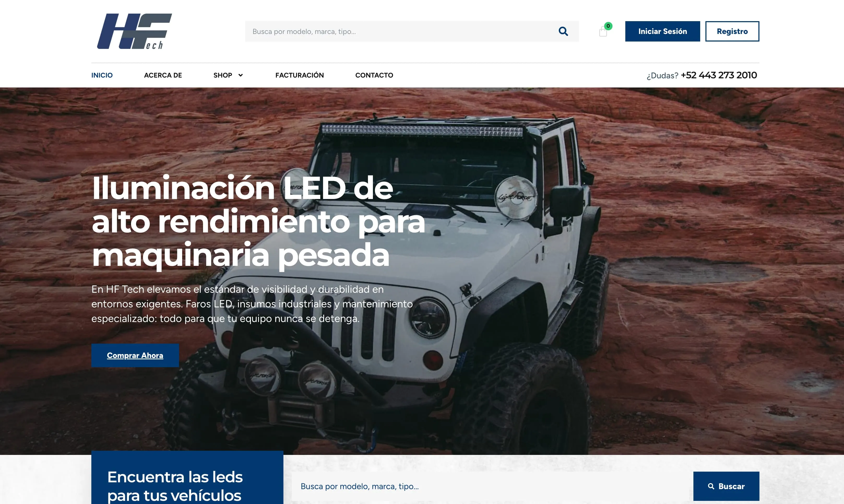 Cover for HF Tech – Iluminación LED