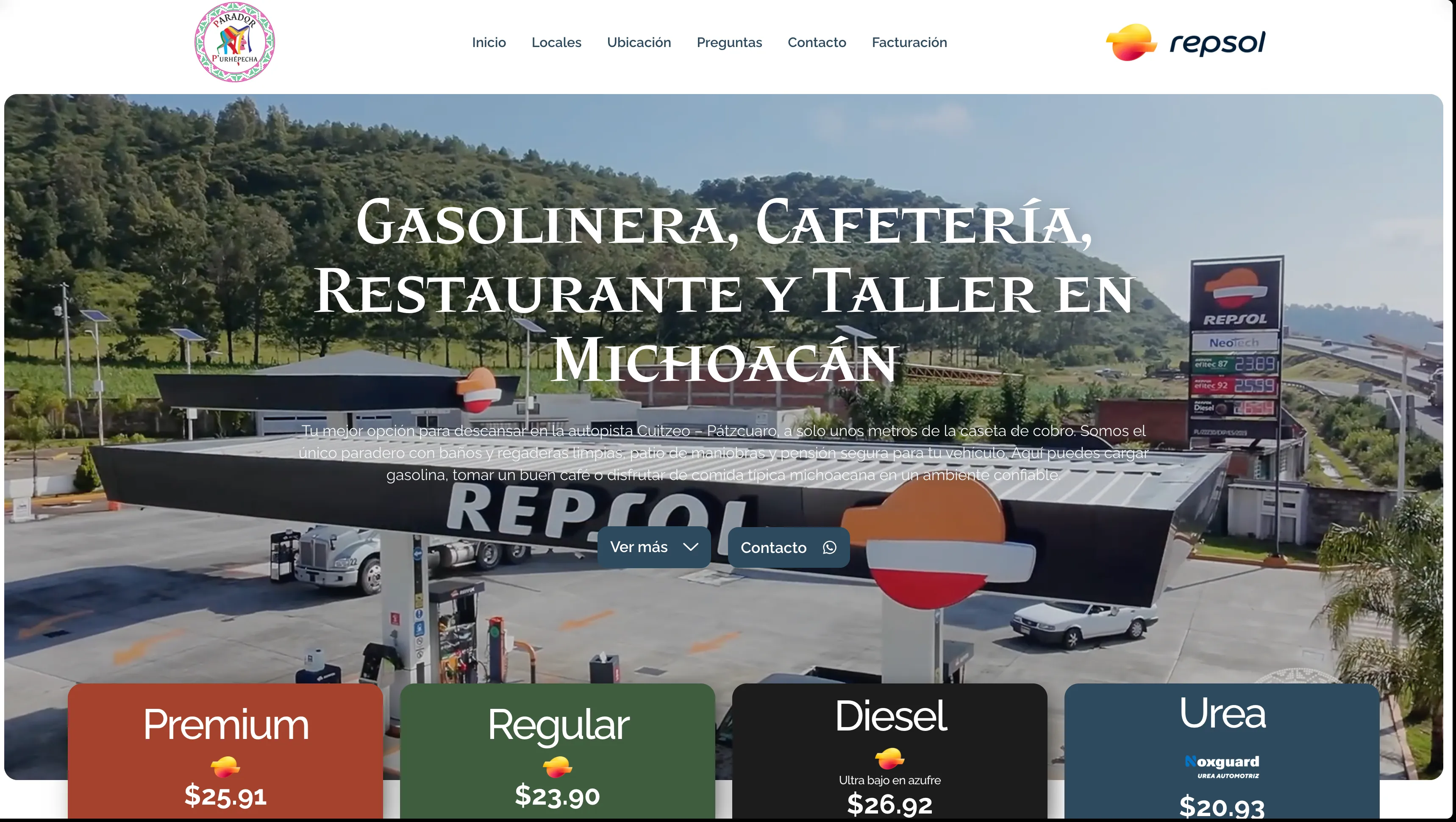 Cover for Parador Purhépecha