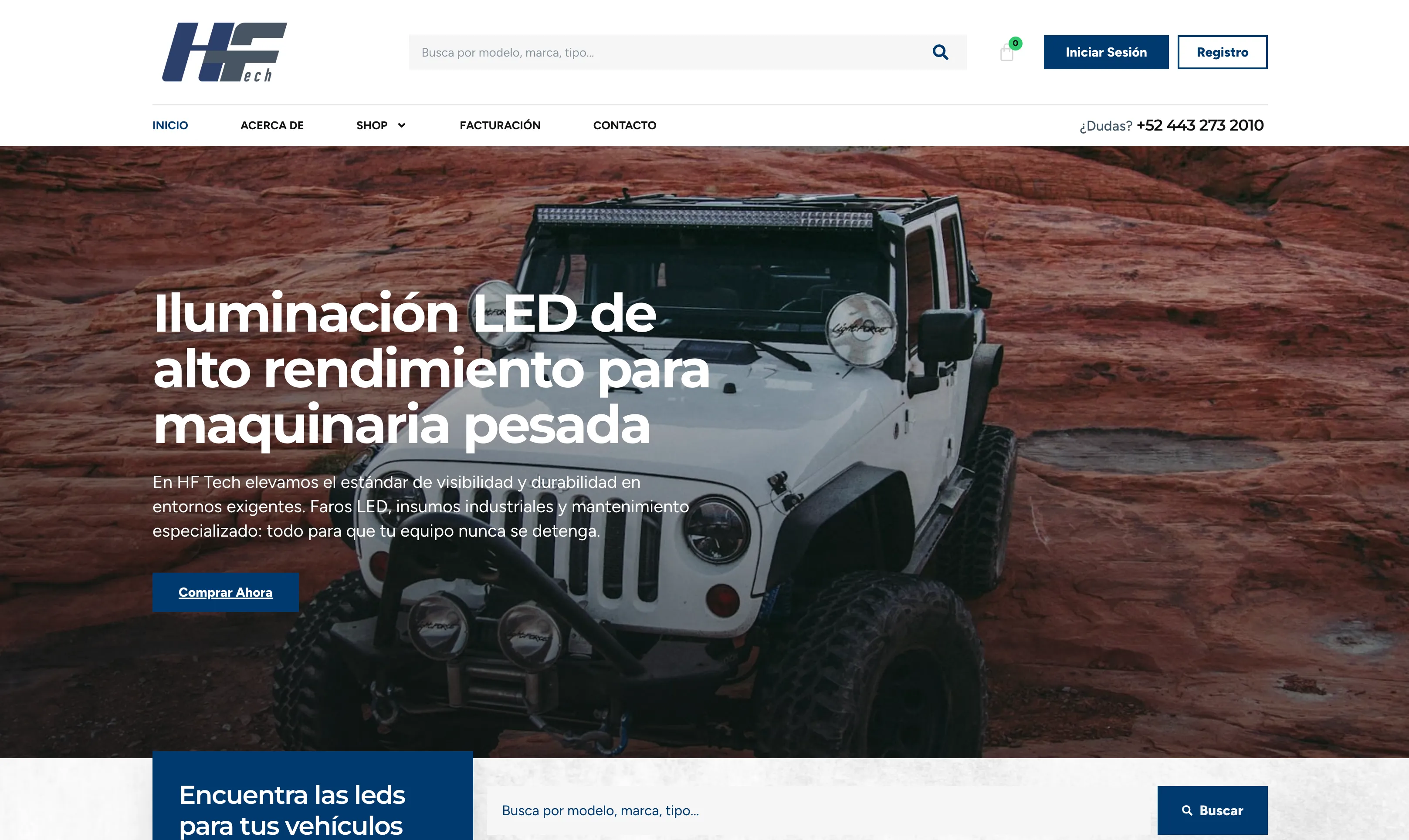 Cover for HF Tech – Iluminación LED